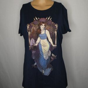 Teefury Disney Belle Beauty & the Beast T Shirt